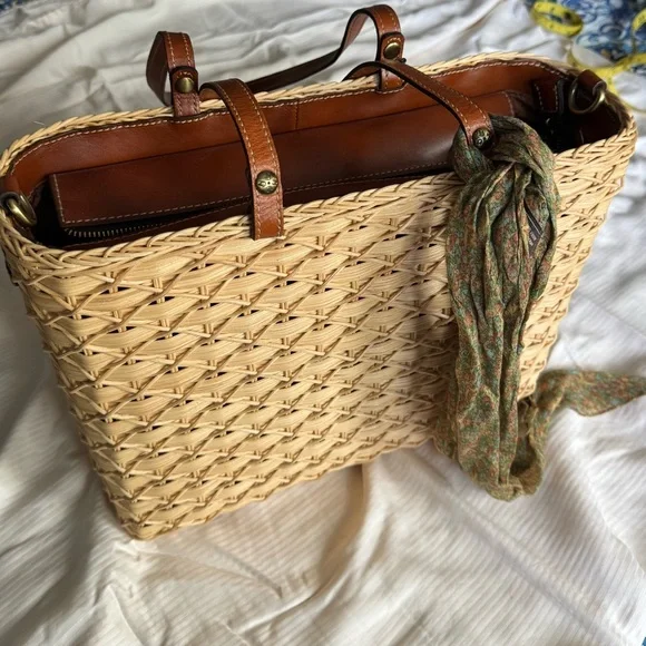 Patricia Nash Bags Patricia Nash Tan And Brown Leather Talara